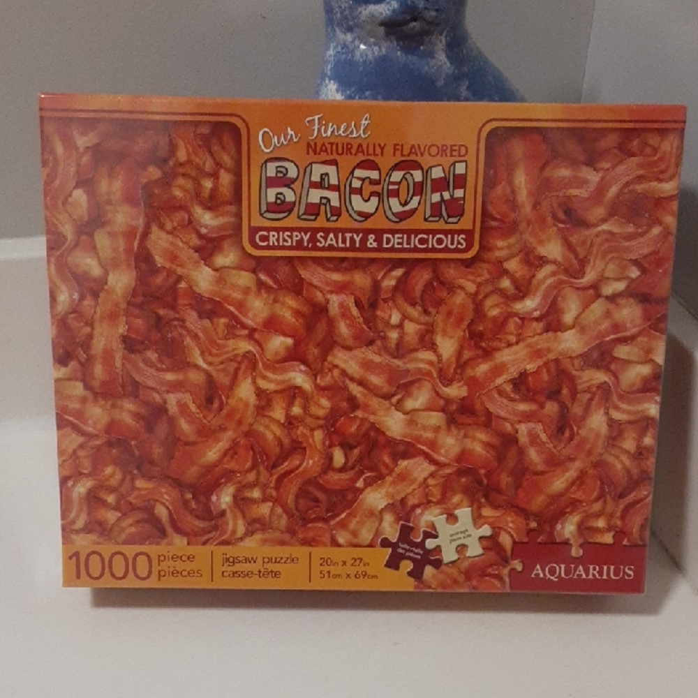 Aquarius Bacon Jigsaw Puzzle. 1000 Piece. Sealed.
